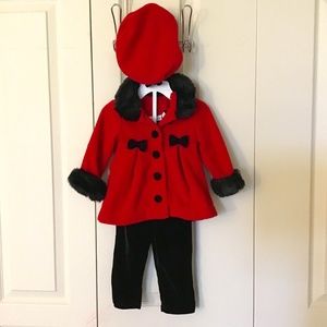 Girls Jacket Pant Hat Set Maggie and Zoe 9 Months